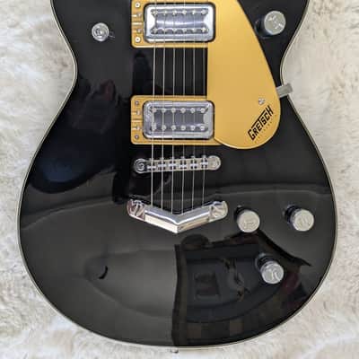 Gretsch G5222 Electromatic Double Jet BT with V-Stoptail, Gloss Black Finish image 3