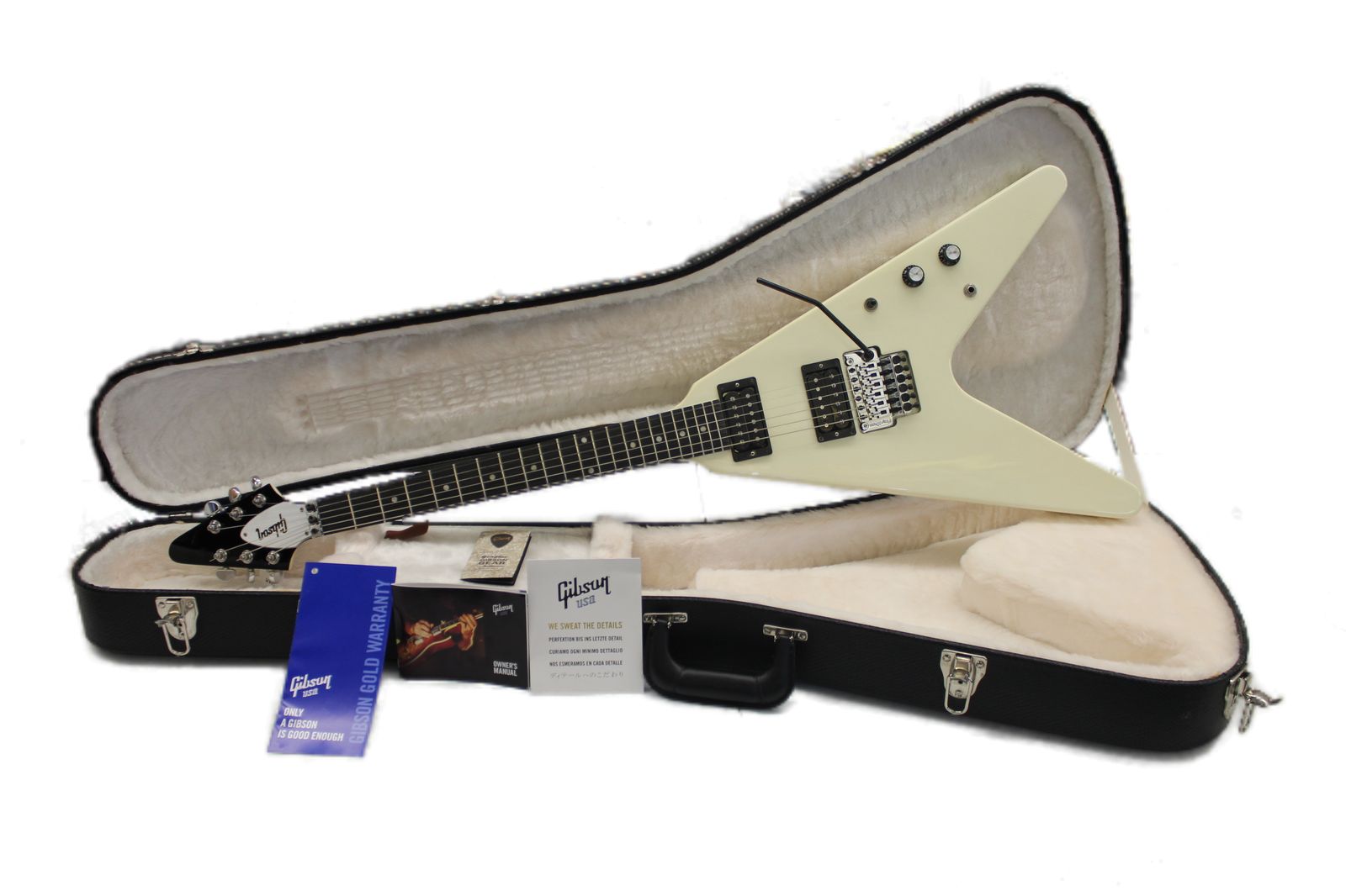 Gibson Flying V T with Floyd Rose Classic White | Reverb