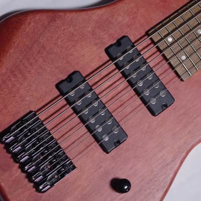 DEAN Edge 1 6-string BASS guitar NEW Vintage Mahogany w/ Light CASE B-stock NO stamp image 5