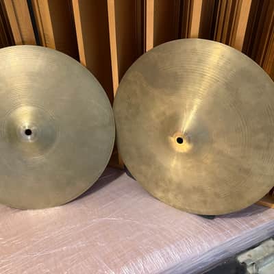 Zildjian 14" Hi Hats 1960s-70s era - Bronze image 1