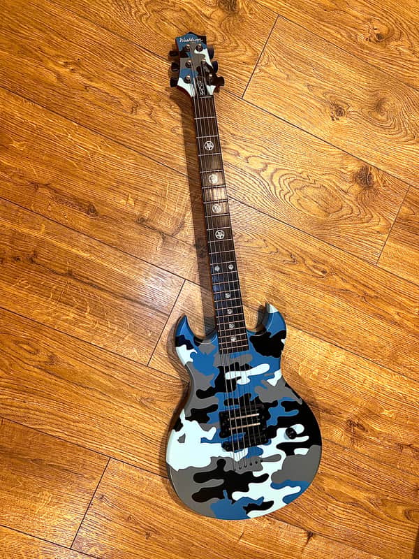 Washburn Scott Ian Signature USA Custom Shop S161 Urban Cabo 2005 - Matt Urban Camp image 1
