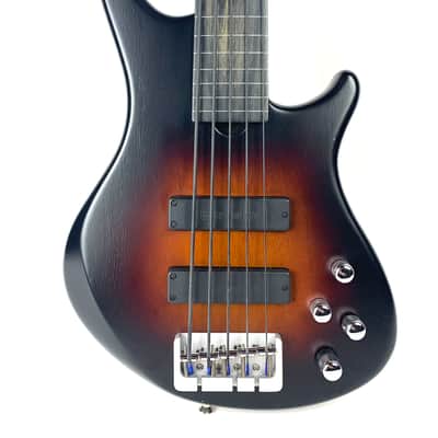 Roscoe Century Standard 5st. Fretless 2010s - Sunburst Matte image 2