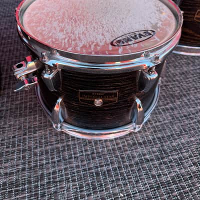 Tama Imperialstar 5-Piece Drum Shell Pack Black/Brown Woodgrain Wrap Finish 22/16/14/12/10 image 7