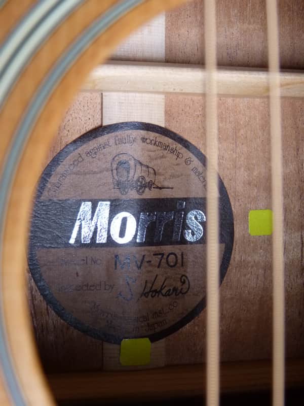 Morris MV-701 1982 Vanguard Series Acoustic | Reverb