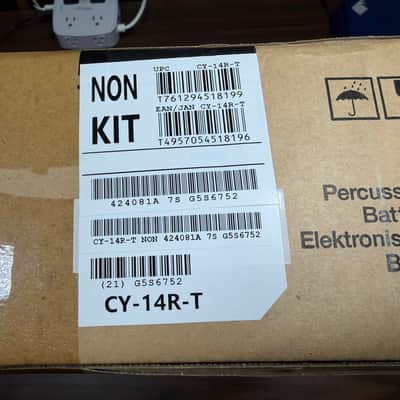 Roland V-Drums CY-14R-T Thin 3 Zone Ride V-Cymbal Trigger Pad G5S6752 NIB image 4