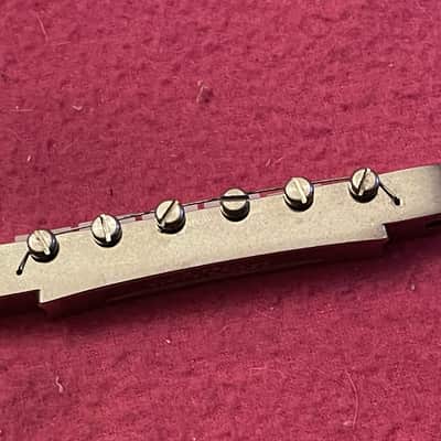 vintage 1970 1972 Gibson ABR1 NICKEL bridge for Les Paul es 335 SG 175 Barney Kessel 150 340 es-125 image 2