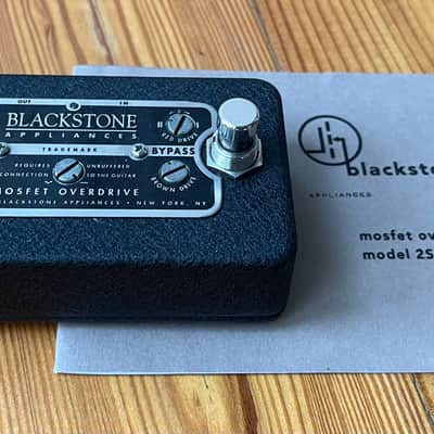 Blackstone Appliances MOSFET Overdrive 2010 Dual Channel Boutique Black – Dynamic Amp-Like Drive image 3