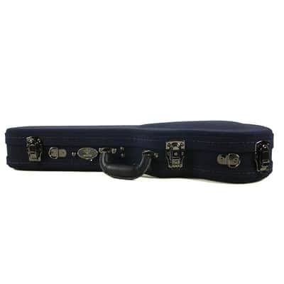 Vosta Navy Blue Archtop Wood Tenor Ukulele Hardshell Case image 3