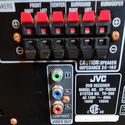 JVC JVC TH-D50, XV-THD50 DVD Digital Theater System 2001 - Black image 12