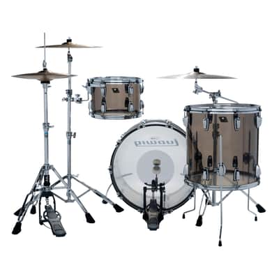 Ludwig Vistalite Fab 3-Piece Shell Pack w/22" Kick - Bronze image 3