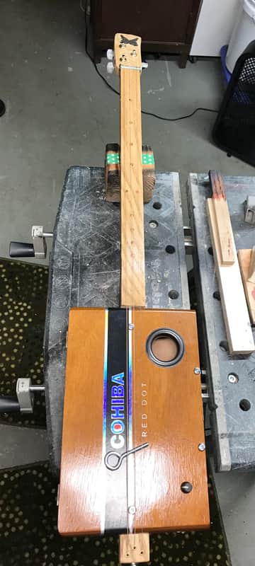 Cohiba Cigar Box Guitar 2025 - poly stain image 1