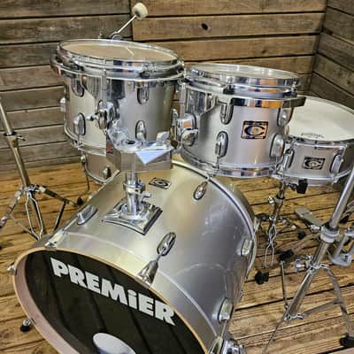 Drum Kit Premier Cabria MK2 Silver Complete USED! RKCAB040626 image 2