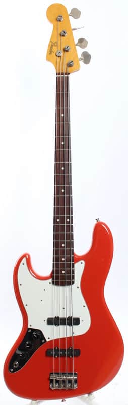 2004 Fender Jazz Bass '62 Reissue fiesta red image 1