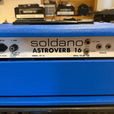 Rare Soldano Astroverb 16 effects loop - Blue image 2