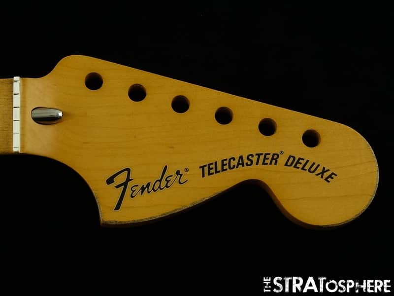 NOS Fender Vintera Road Worn 70s Tele Deluxe Replacement NECK Nitro Maple image 1