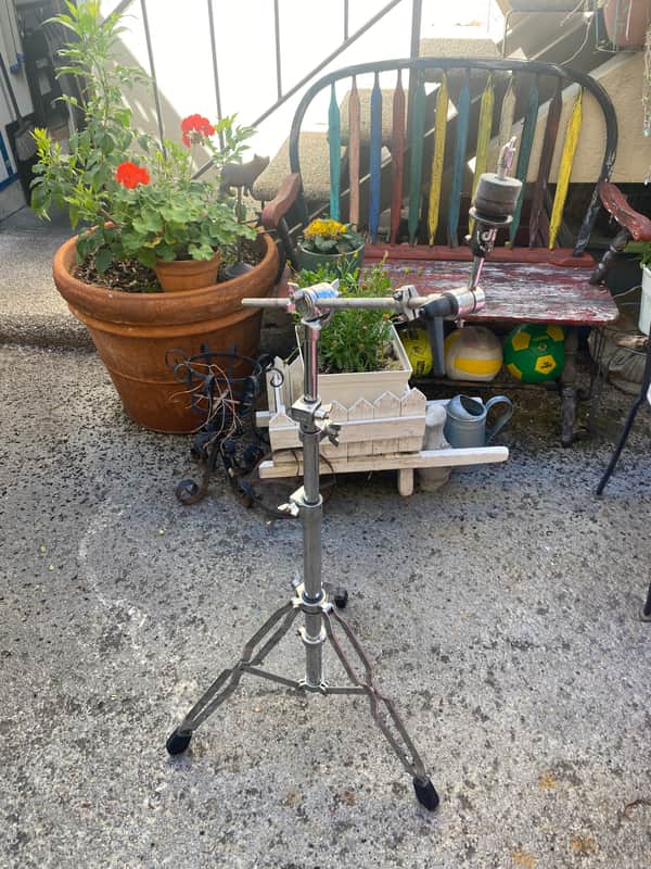 DW DWCP9700 9000 Series Heavy Duty Double-braced Straight/Boom Cymbal Stand 2010s - Chrome image 1