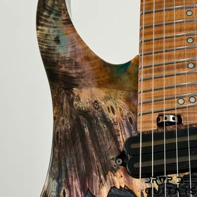 Legator Ghost X6F Multiscale Headless Electric Guitar w/ Bag - Coral image 5