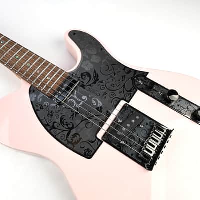 Stainless Steel Pickguard Scratch Plate 8 Holes SS Single-Coil Pickups Metal Engraving Electric Guitar Pickguard Compatible with USA/Mexican Telecaster Tele Modern Style Guitar Parts(Black) image 4