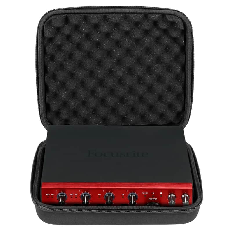UDG GEAR U8507BL - CREATOR FOCUSRITE SCARLETT 2I2/4I4+4PRE/2PRE HARDCASE BLACK image 1
