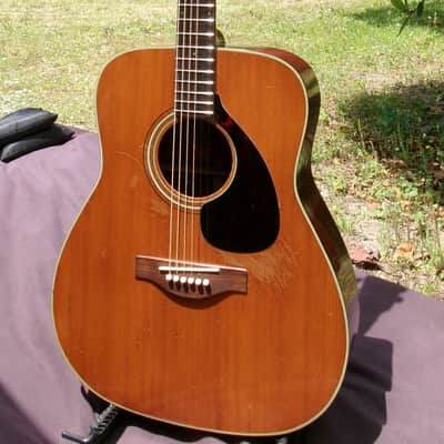 Yamaha FG-180 Jumbo Dreadnought 1972 - Natural image 4