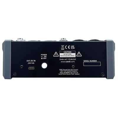 Citronic CMA-6 Compact Mixer with DSP FX and BT/USB image 4