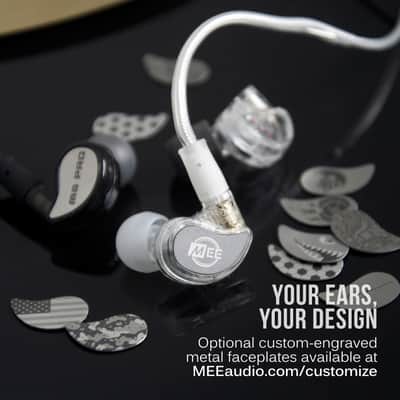 Mee Audio M6 PRO 2nd Generation Universal-Fit Noise-Isolating Musicians’ in-Ear Monitors Clear image 8
