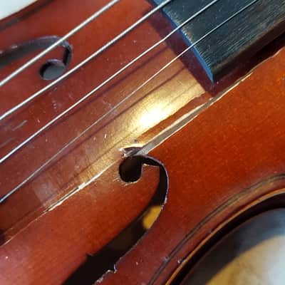 Suzuki Model 220 (1/8 Size) violin, Japan 1975, Reglue/Repair Needed image 9