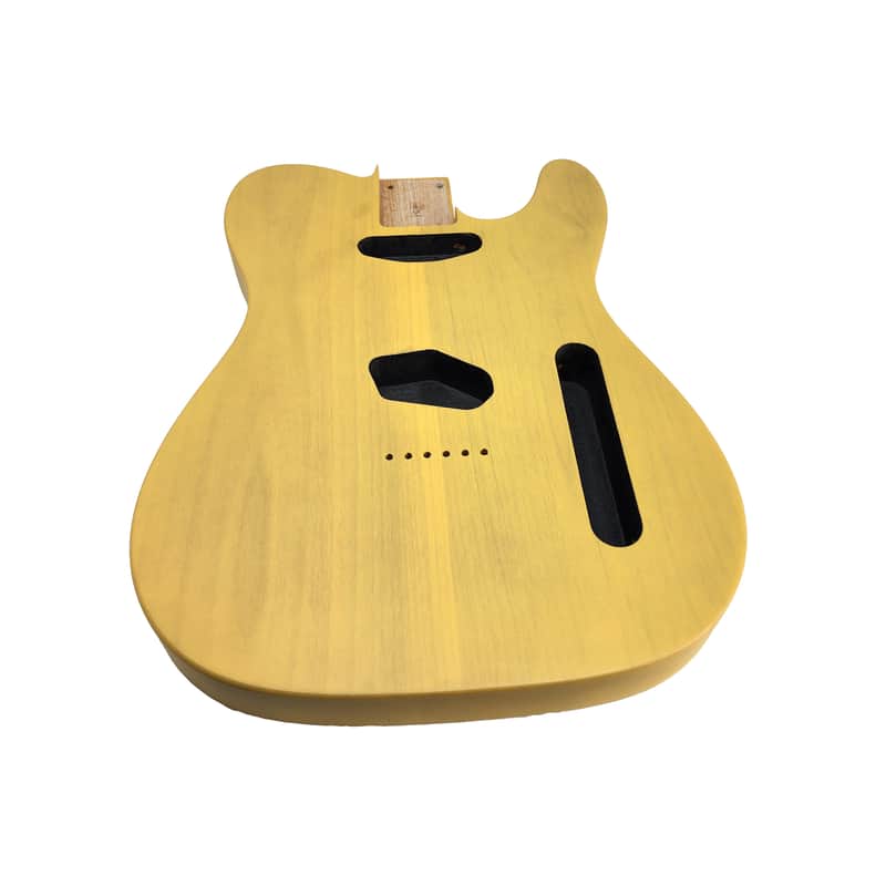 Brio T-Style Guitar Body – Blonde Alder - Nitro Satin image 1