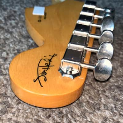 2017 Fender Jimi Hendrix Artist  Series Signature  Stratocaster  Olympic White Stratocaster electric guitar image 18