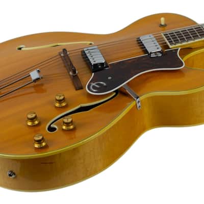 1960 Epiphone A-212N Deluxe Archtop Guitar Natural w/Brazilian Rosewood Fingerboard #A-36099 image 2