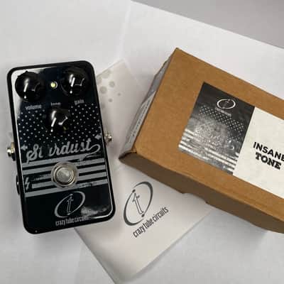Crazy Tube Circuits Stardust Black Panel Overdrive 2010s - Black with Flag Graphic image 1