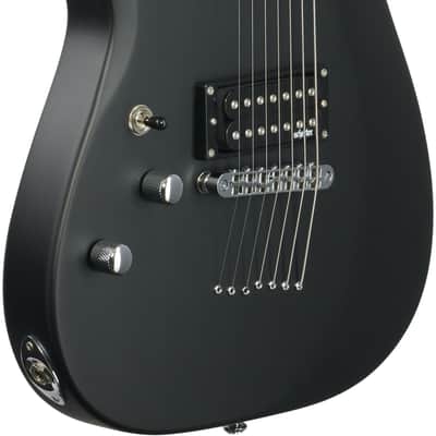 Schecter C-7 Deluxe Left-Handed Electric Guitar, Satin Black image 4