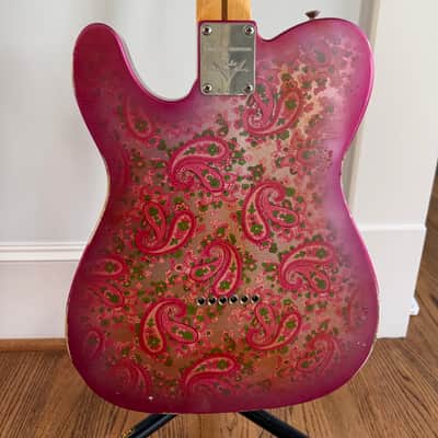 Fender Custom Shop Limited Edition 50’s Thinline Telecaster Relic - Pink Paisley - NAMM Display Model w/ Full Case Candy & COA image 2