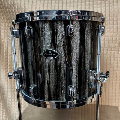 Tama Starclassic Walnut Birch 14” x 12” Floor Tom Black Clouds & Silver Lining image 17