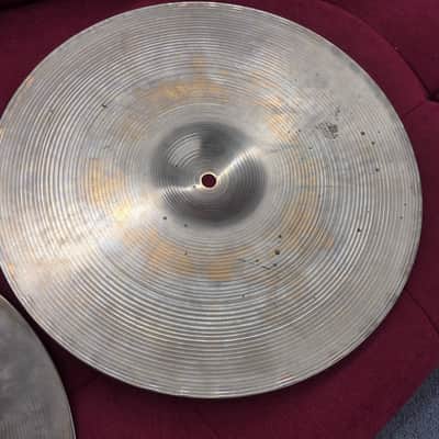 Zildjian 14" A. Zildjian '60s Stamp New Beat Hi-Hat Cymbals (Pair) 1960s- Traditional image 10