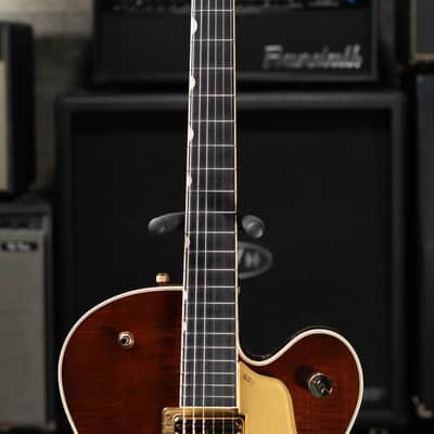 Gretsch G6122T-59 Vintage Select Edition '59 Chet Atkins Country Gentleman Hollow Body with Bigsby Electric Guitar - Walnut Stain Lacquer with Hardshell Case image 6