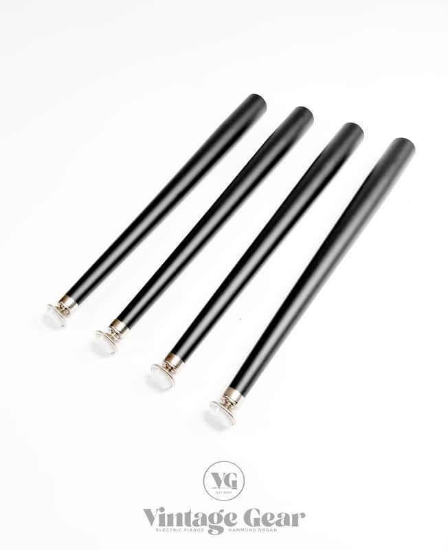 Wurlitzer 200 series bench Legs Black Matte - set of four image 1