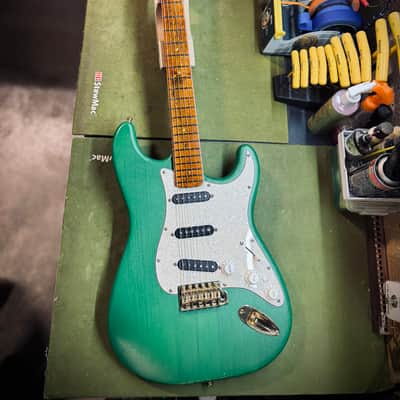 Misc “Partscaster” - Kelly Green Sparkle Matte image 4
