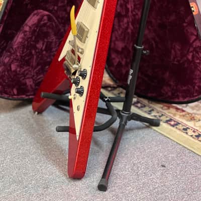 2008 Gibson Custom Shop ‘67 Flying V Reissue  2008 - Red Sparkle image 5