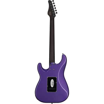 Schecter MV-6 Electric Guitar, with Ebony Fingerboard, Metallic Purple image 6