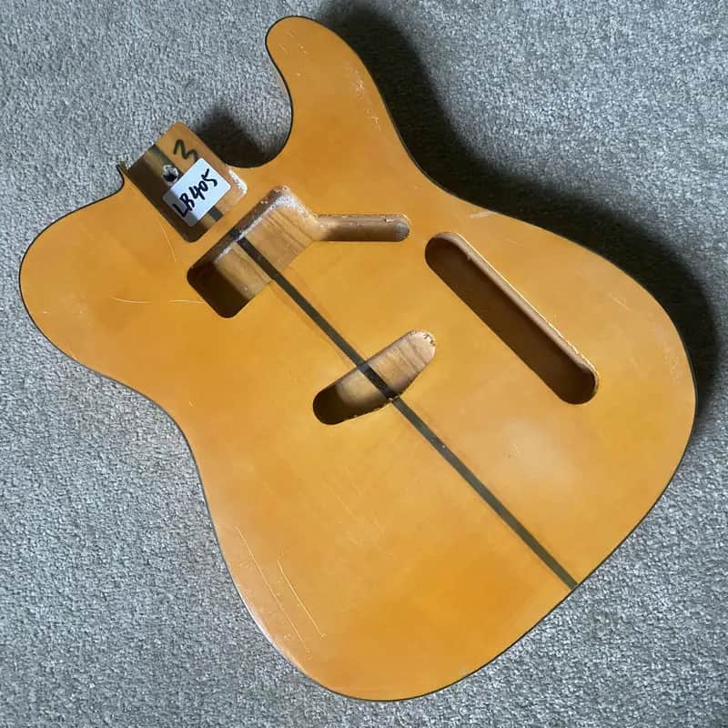 Telecaster Tele Style Guitar Ash Wood Body with Maple Top image 1