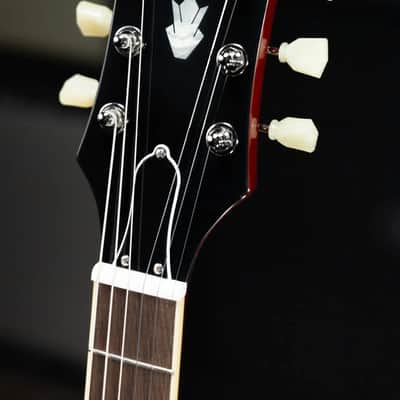Epiphone ES-335 Figured Semi-Hollow Electric Guitar - Raspberry Tea Burst image 5
