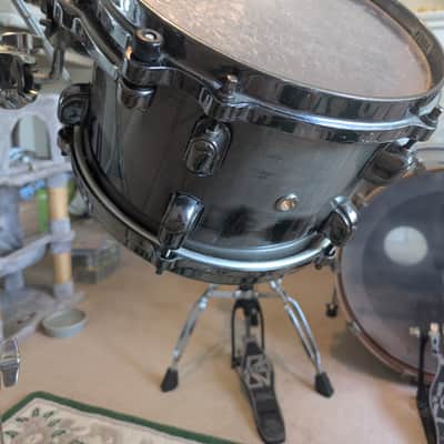 TAMA STARCLASSIC PERFORMER 6 PIECE HYPERDRIVE BIRCH / BUBINGA DRUM KIT MIDNIGHT SILVER MIST image 13