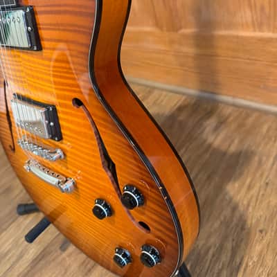 Collings SoCo Deluxe 2023 Premium Flamed Maple Tea Burst image 8