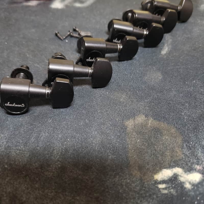 Jackson Tuner / machine head 6 in line 2020 black image 1