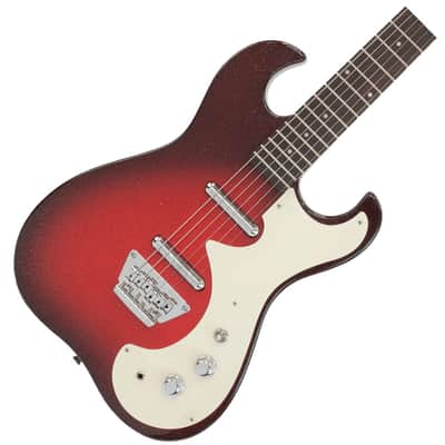 Silvertone 1449 RSFB Red Silver Flake image 3