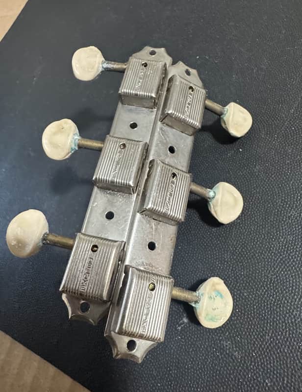 Gibson Vintage 1959 Kluson Single Line 3 in a Row Tuners 1956 1957 1958 1960 1961