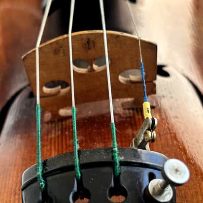 Antique 4/4 Violin - Labeled “Ruggeri 1675” Cremona - Flamed Maple Back - Complete Outfit with Case, Bow & Certificate - VIDEOS image 11