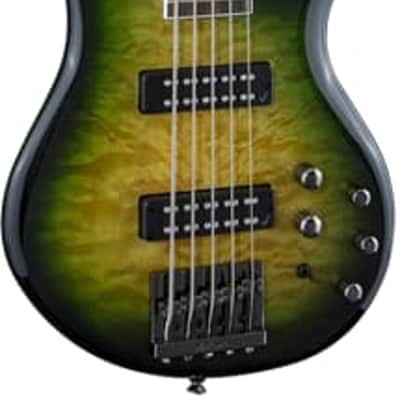Jackson JS3Q Spectra V Bass Amber Blue Burst image 4