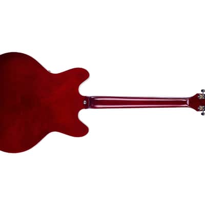 Vox Bobcat V90 Cherry Red Semi-Hollow Electric with case image 12